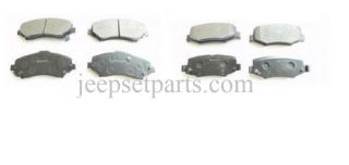 Set 2x brzdové destičky přední+zadní(Ceramic) - Dodge Nitro (KA) 2008-2011