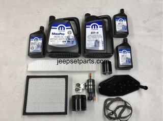 Velký set olejů a filtrů - Jeep Grand Cherokee WJ 4.7L