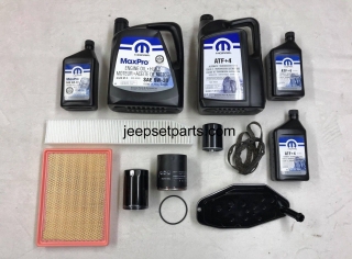 Velký set olejů a filtrů - Jeep Cherokee(Liberty) (KJ) 2.5CRD 2.8CRD